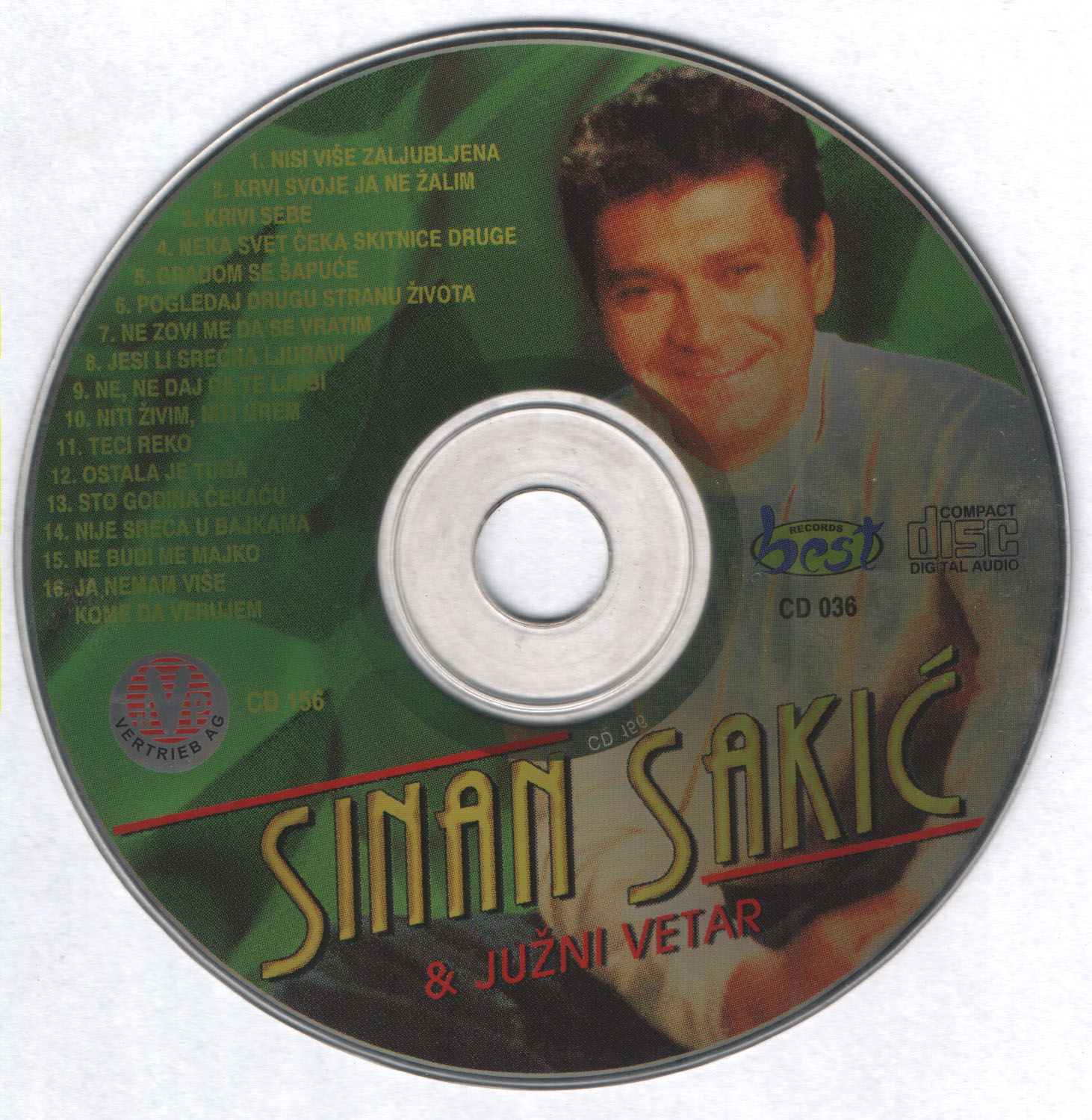 Sinan Sakic 2001 Cd