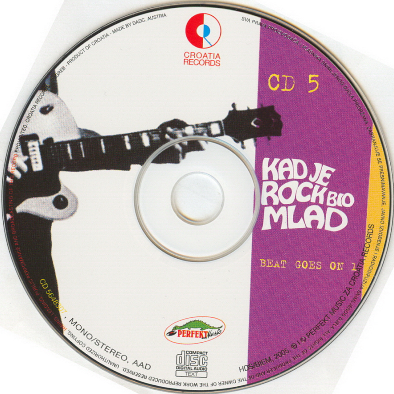 Kad je rock bio mlad 2005 CD 5 cd