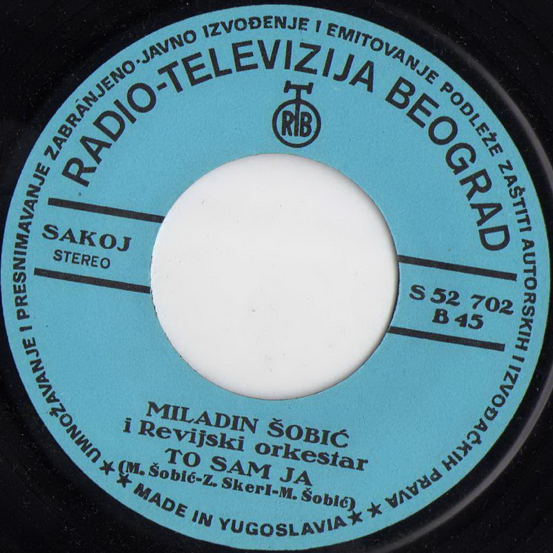 Miladin Sobic 1975 Zazvoni zvono vinil 2