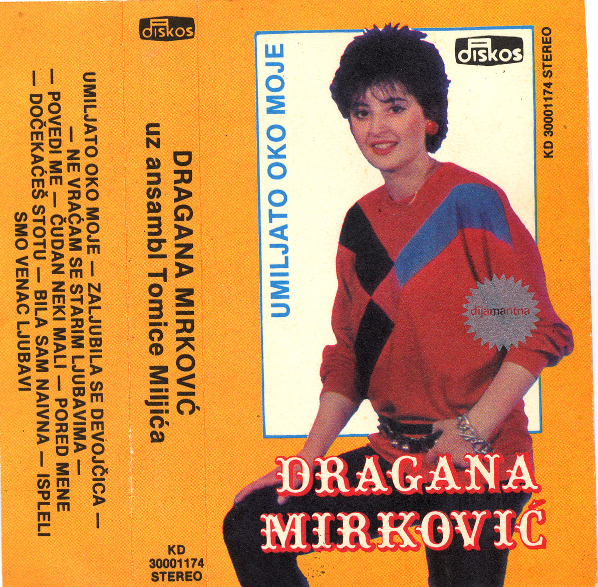 Dragana Mirkovic 1985 prednja