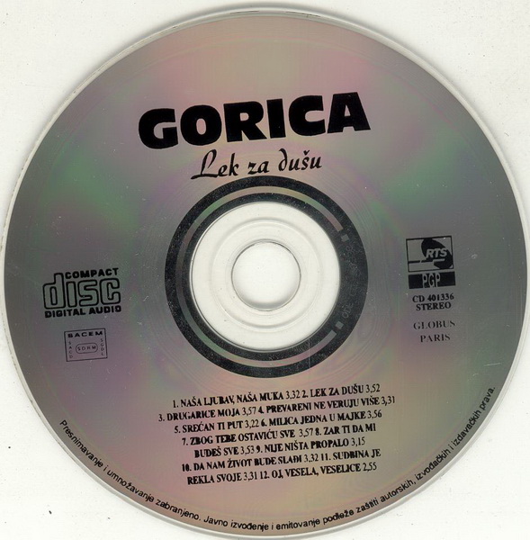 Gorica Lek Za Duu cd