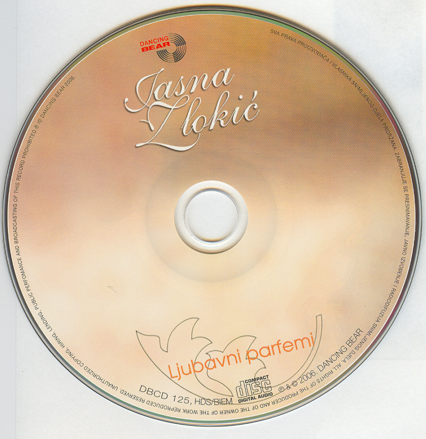 Jasna Zlokic Ljubavni parfemi 2006 cd