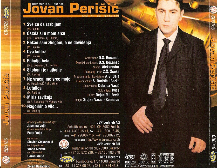 Jovan Perisic 2001 zadnja